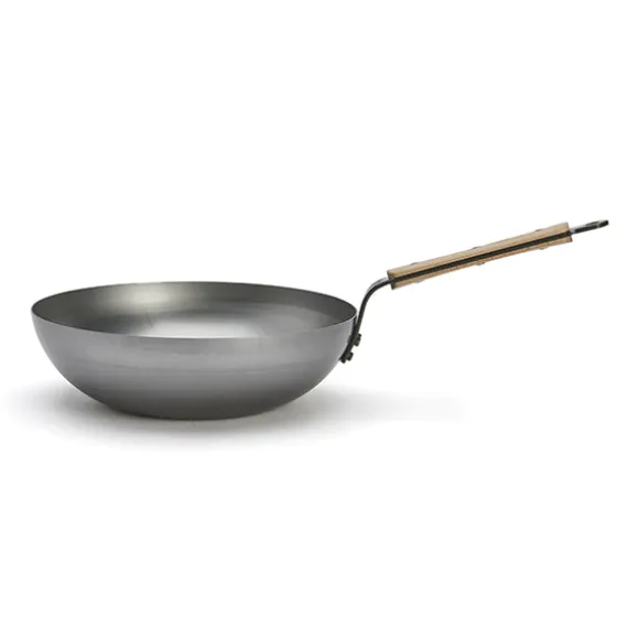 Wok acier Minéral B Bois 28 cm De Buyer