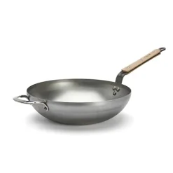 Wok acier Minéral B Bois 32 cm De Buyer