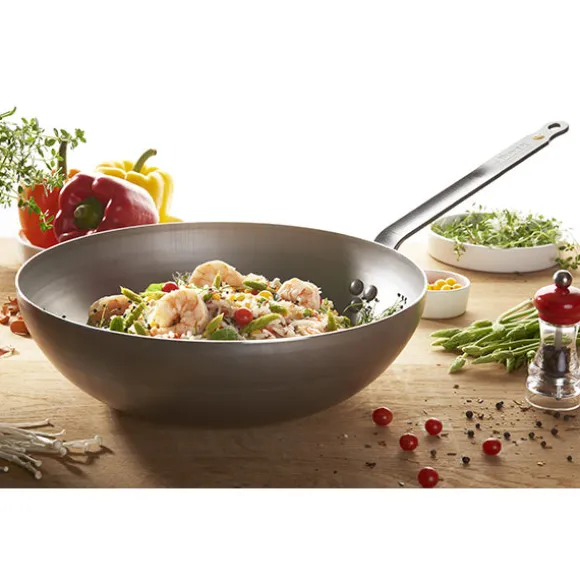 Wok acier Minéral B 28 cm De Buyer