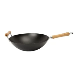 Wok fond plat antiadhérent 36 cm Be a Wok Star