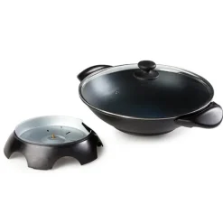 Wok électrique en aluminium 5 L DO8708W Domo