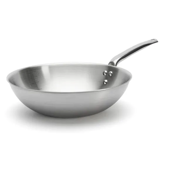 Wok tout inox Alchimy 28 cm De Buyer