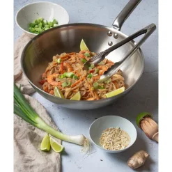 Wok tout inox Alchimy 32 cm De Buyer
