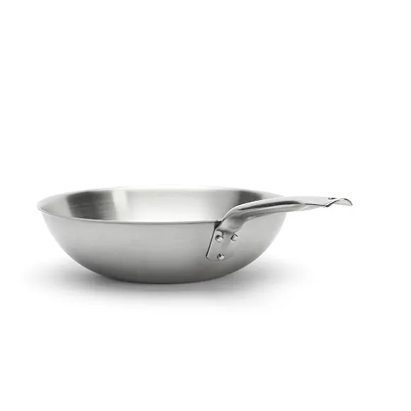 Wok tout inox Alchimy 32 cm De Buyer