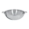 Wok tout inox Casteline sans manche 28 cm Cristel