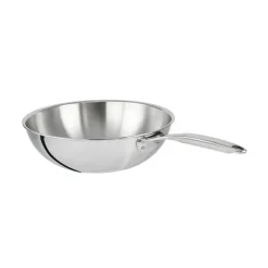 Wok tout inox Castel'Pro 28 cm Cristel