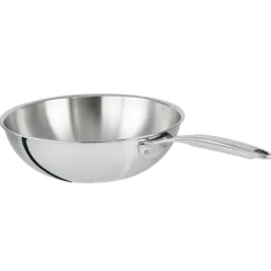 Wok tout inox Castel'Pro 30 cm Cristel