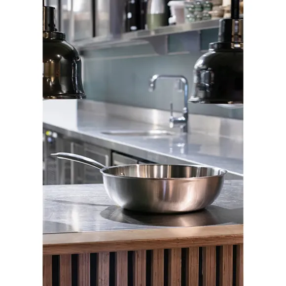 Wok tout inox Triply 28 cm Menastyl