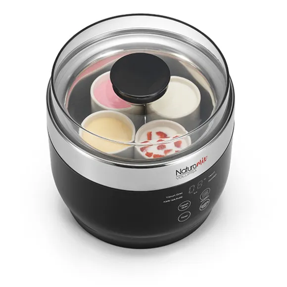 Yaourtière fromagère 4 programmes 20 W noir Naturamix