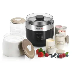 Yaourtière fromagère 4 programmes 20 W noir Naturamix